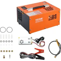 Vevor PCP-compressor 30 MPa/4500 PSI Luchtcompressor 0,5L Draagbare PCP DC12V &amp; AC115V Compressor 25 min. bedrijfscyclus Luchtpomp Hoge prestatie-omvormer Hogedrukpomp Luchtgeweer