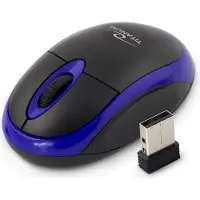 Esperanza VULTURE Draadloze 3D-muis - 5 kleuren Zwart-blauw