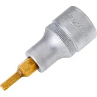 Hazet Dopsleutelbit 986-4 · 1/2 inch (12,5 mm) vierkant hol · Binnen-zeskant-profiel · SW 4 mm