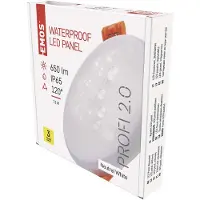 Emos ZV1122, Lampen met niet-uitwisselbare lichtbron, 4000 K, 650 lm, IP65, Wit