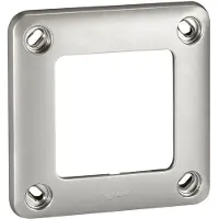 Legrand Plaque ik10 programme soliroc 1 poste 110x110 mm - - gris