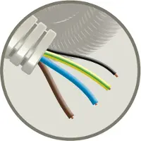 Snelflex Flexibele Buis met 3x2.5mm + 1x 1.5mm Draad - 100 meter