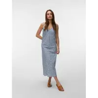 Vero Moda Jurk 'VMSelma' saffier / wit