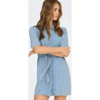 ONLY Blousejurk 'ONLVIBBE' blauw denim