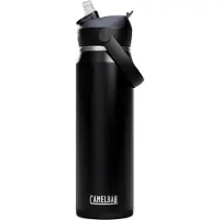 CamelBak Thrive Flip Straw Drinkfles - 750 ml - RVS - Met Rietje - Isolatie Waterfles - Zwart