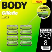 Gillette Labs Body Intimate Scheermesjes - 8 stuks - van