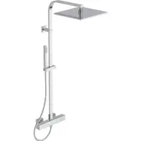 Ideal standard Ceratherm C100 - Doucheset met thermostaat, 30x30 cm, chroom A7542AA