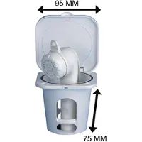 Kuipers Nautic Douchekophouder 95x95mm Inbouw