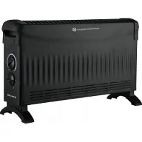 Volteno VO2454 - Convector Verwarming - 1500W - Zwart - Thermostaat
