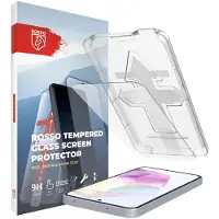 Rosso Screenprotector geschikt voor de Samsung Galaxy A35 | Gehard Glas | Beschermglas | Glasplaatje | Fingerprint & Case Friendly | Met Installatietray | Eenvoudige montage