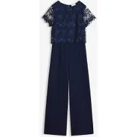 Bonprix Jumpsuit van zacht scuba met kant maat 36