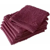 De Witte Lietaer Washandjes De Witte Lietaer Helene Beet Red (set van 6)