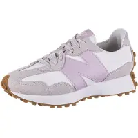 New Balance Sneakers laag '327' lichtgrijs / pastellila / wit