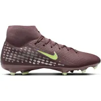 Nike Voetbalschoen chocoladebruin / limoen / grijs