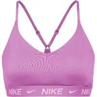 Nike Sport bh 'INDY' pruim / wit