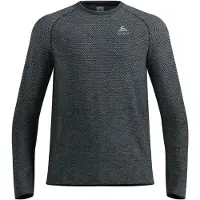 Odlo - Essential Seamless T-Shirt Crew Neck L/S - Hardloopshirt S, grijs/zwart