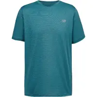 New Balance Sport Essentials T-Shirt Heren Sportshirt - BIG TEAL
