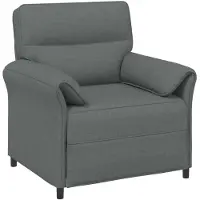 vidaXL Bank 100% polyester metalen frame MDF, Multiplex