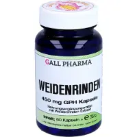 Hecht Pharma GmbH Geschäftsbereich Handelsware GALL PHARMA Weidenrinden (Wilgenbast) 450 mg, GPH capsules, 60 capsules