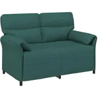 vidaXL Bank 100% polyester metalen frame MDF, Multiplex