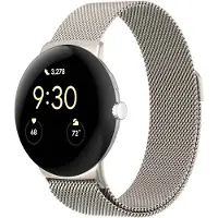 IMoshion Milanees magnetisch bandje voor de Google Pixel Watch 5 / 4 / 3 (45 mm) - Starlight