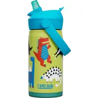 CamelBak Thrive Flip Straw Drinkfles Kids - 350 ml - RVS - Met Rietje - Isolatie Waterfles - Groen