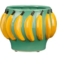 Mica Decorations Pot moza d24h18cm l.groen
