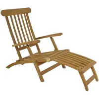 Lesli Living Deckchair teak verstelbaar