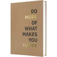 Sigel Jolie notitieboek - A5 - kraft - Pure Happiness - met lijn - SI-JN805