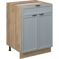 Vicco Fame-Line Keukenonderkast – 60 cm met lade, zonder werkblad Licht blauw-grijs