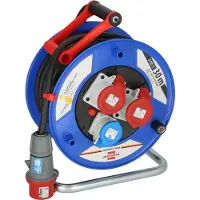 Brennenstuhl Garant CEE 3 industriële/bouwplaats kabelhaspel | 30m | H07RN-F 5G2,5 | IP44 - 1238020