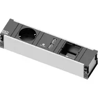 Bachmann CONI Klein 1x Geaard stopcontact 1x USB oplader 1x ABD