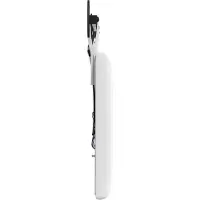 vidaXL Hangend hoofdbord Met LED-verlichting Wit Stof