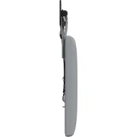 vidaXL Hangend hoofdbord Met LED-verlichting Lichtgrijs Stof