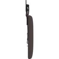 vidaXL Hangend hoofdbord Met LED-verlichting Donkerbruin Stof