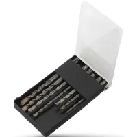 Fit-to-Fix 009-KA070076 7-delige Uni SDS-Plus Premium Hamerborenset - 2-snijder - PVC - 5-6-8x110mm + 6-8-10-12x160mm