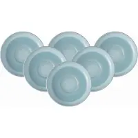 Like. by Villeroy & Boch Kaffeeuntertassen Perlemor Aqua ø 16,1 cm Set van 6