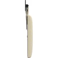 vidaXL Hangend hoofdbord Met LED-verlichting Crèmekleurig Stof