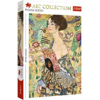 Trefl puzzel 1000 stukjes - Art Collection Lady with a Fan karton FSC.
