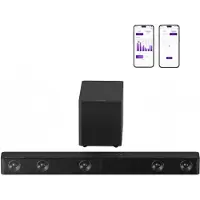 Ultimea Poseidon M60 Boom – 5.1-kanaals Dolby Atmos Soundbar met Subwoofer, 340W, VoiceMX, BassMX, App en Bluetooth 5.4