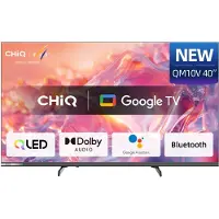 Chiq L40QM10V - Smart TV 40 Inch - QLED Pro Google TV - FHD 1080P - Randloos Metal Design - Dolby Audio - 2025 Nieuw
