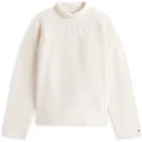 Tommy Hilfiger Relaxed fit coltrui van zuivere wol