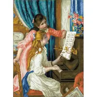 Diamond Dotz Meisjes bij de piano (Renoir)