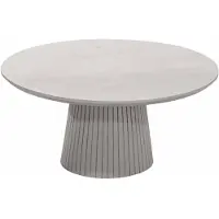 Starfurn Salontafel Solana - Rond Taupe Hout - 80x80x38cm
