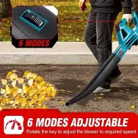 OEM Elektrische blazer - 588vf - 6 snelheidsstanden - Draadloze blazer - 22900mAh lithium-ion batterij - Gazonsproeier - Gazonborstel - Grondverzorgingsapparaat