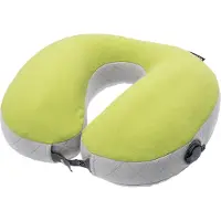 Cocoon - U-Shaped Neck Pillow - Kussen 33 x 27 x 12 cm, wasabi /grijs