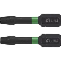 Luna Impact TX20 Torx Bit 32mm - 2 Stuks