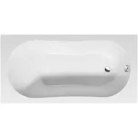 Aqualine Jizera Bad 140x70cm, wit