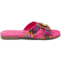 Lazamani Slippers Dames Multi Leer Size 38
