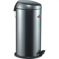 Wesco Capboy Maxi Prullenbak | Pedaalemmer | 22 Liter | Metaal - Grafiet | Afvalemmer - Made in Germany